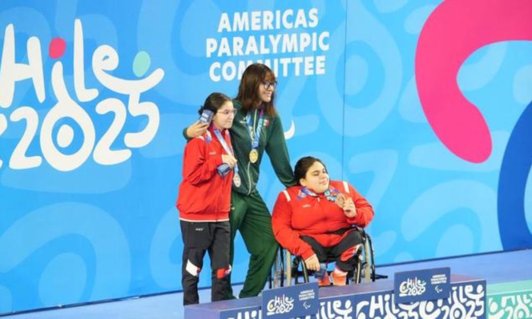 Para natación abre con cuatro medallas en los Parapanamericanos Juveniles Chile 2025